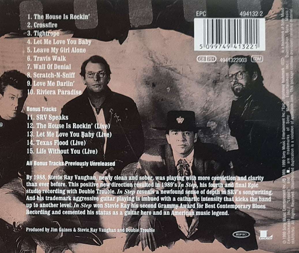 Stevie Ray Vaughan and Double Trouble - In Step CD