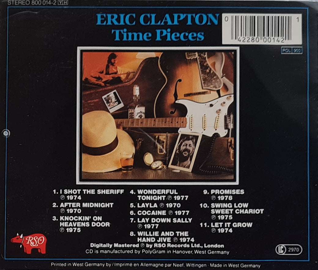 Eric Clapton - Time Pieces The Best of CD