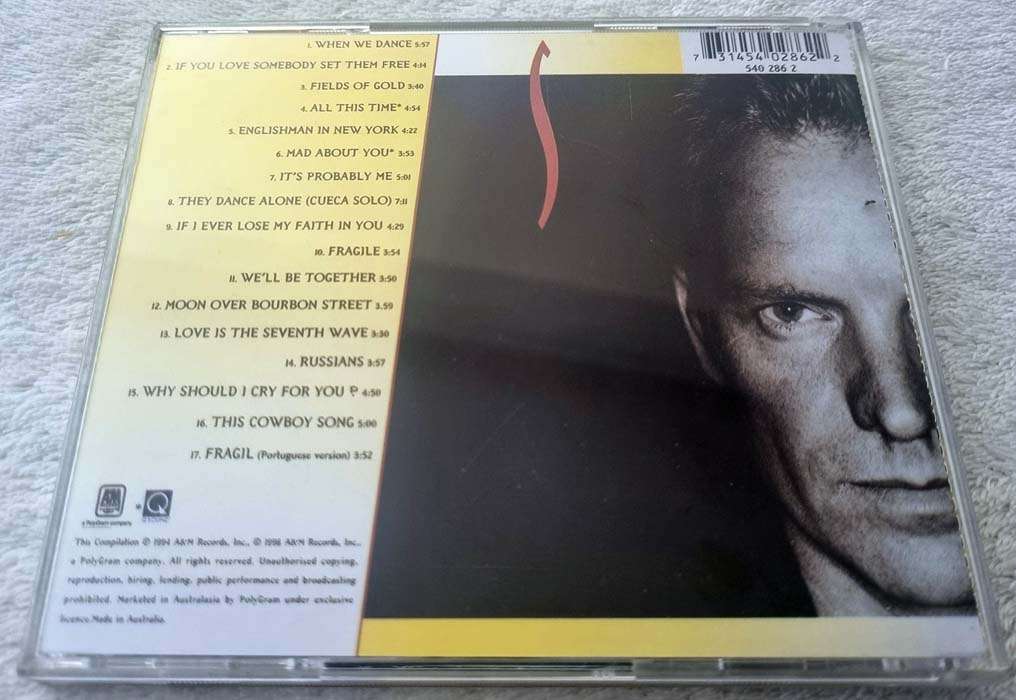 Fields of Gold - The Best of Sting 1984-1994 CD