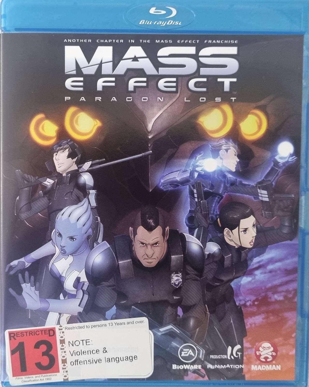 Mass Effect: Paragon Lost Blu Ray