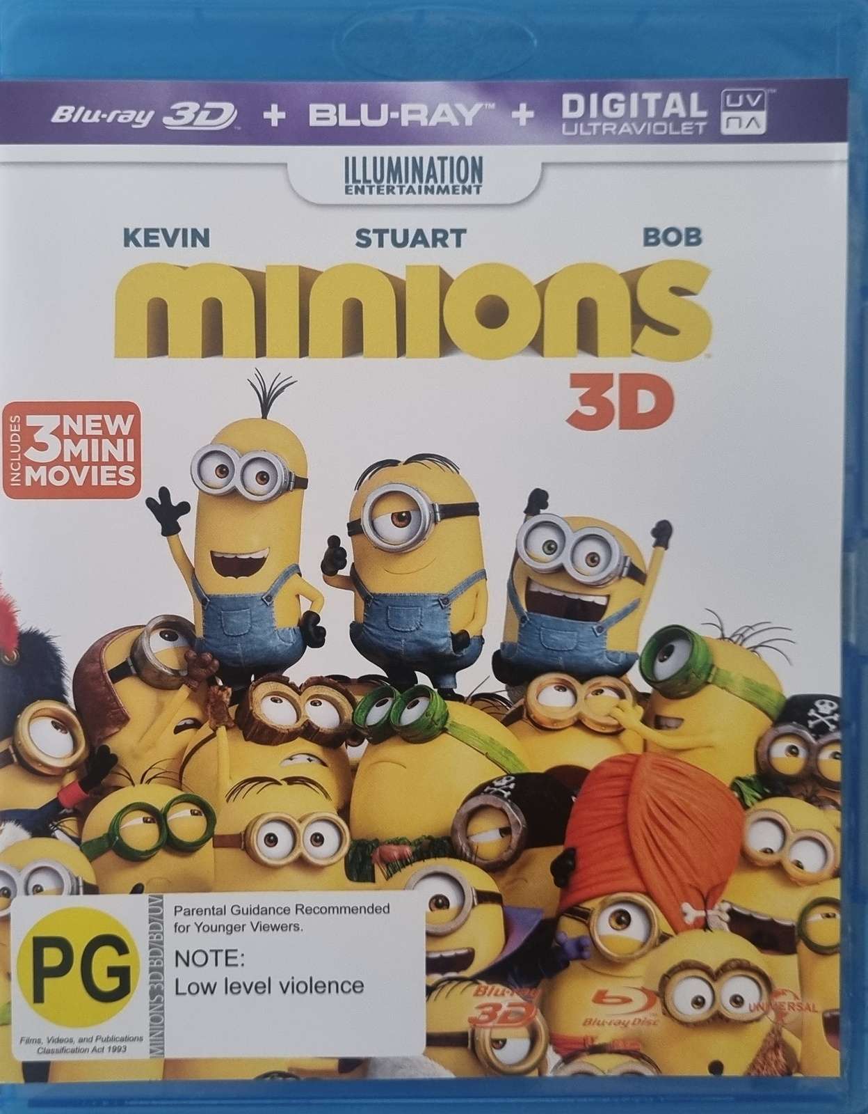 Minions - 3D + 2D Blu Ray