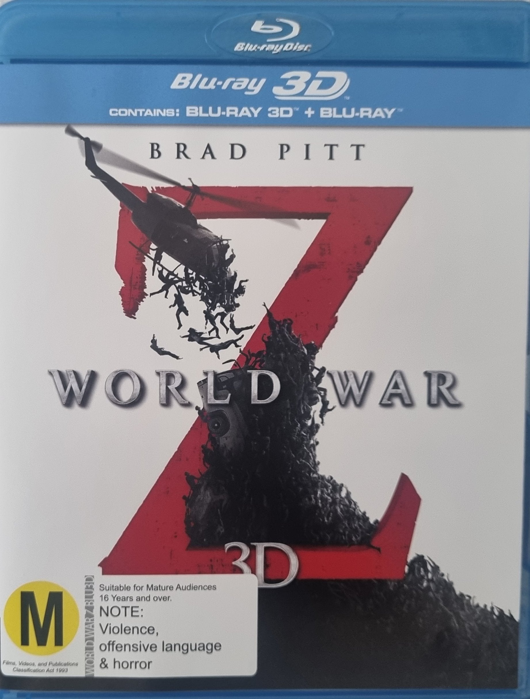 World War Z - 3D + 2D (Blu Ray)