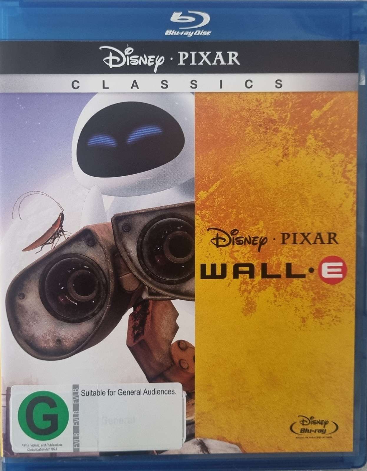 WALL-E Blu Ray 2 Disc