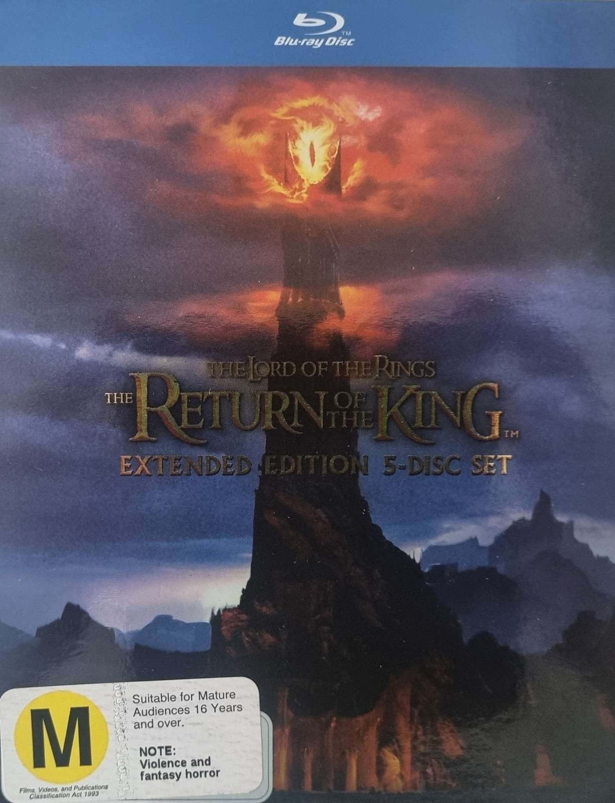 The Lord of the Rings - The Return of the King Extended Edition (Blu Ray)