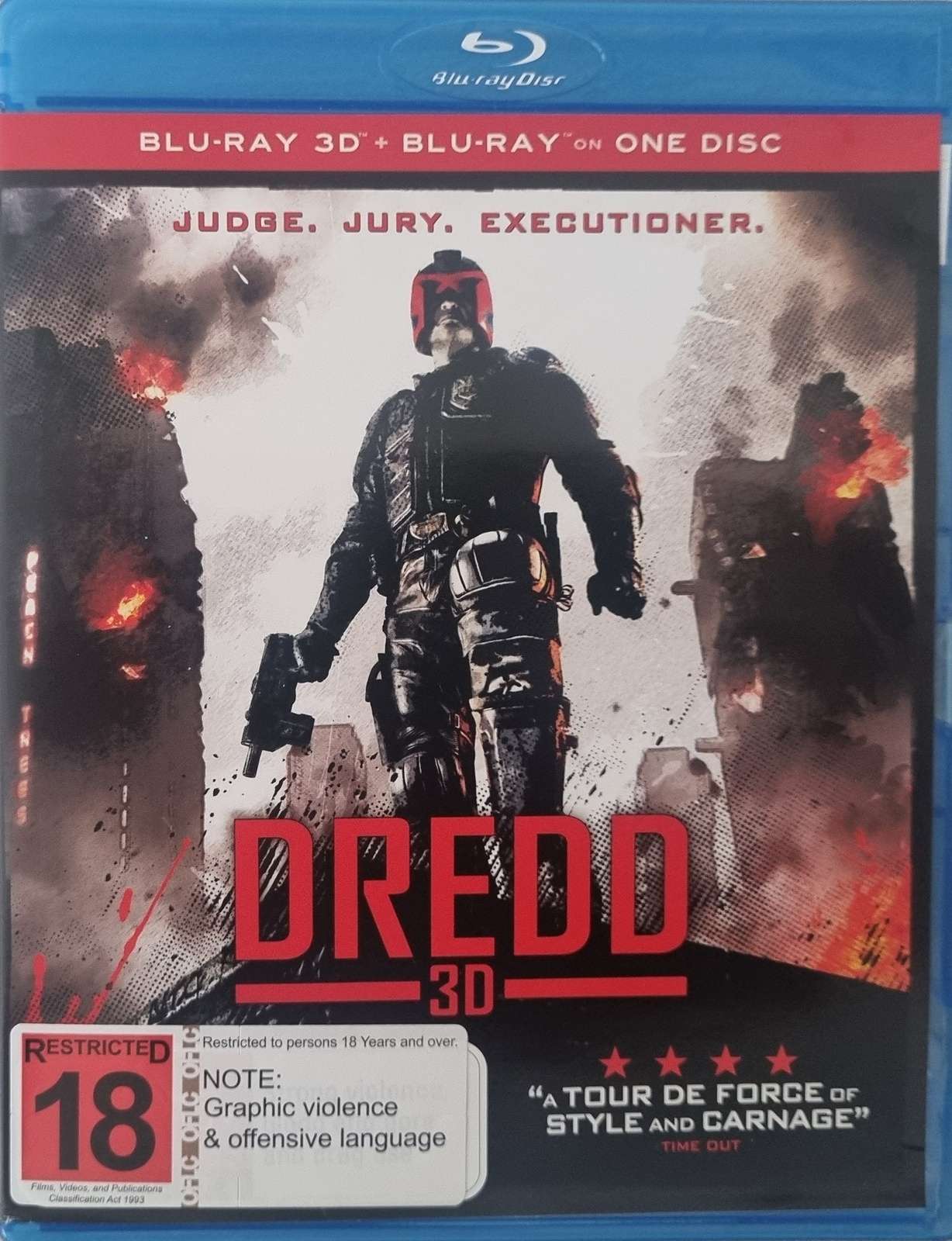 Dredd 3D Blu Ray