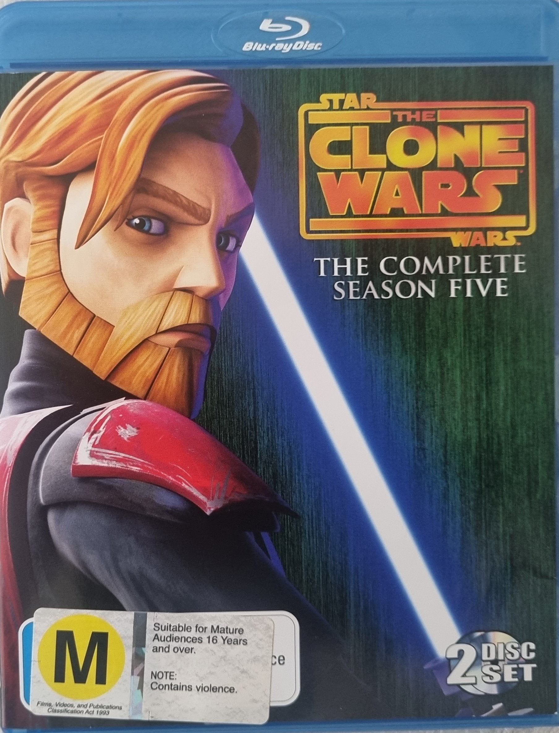 Star Wars: The Clone Wars - Complete Season Five (Blu Ray)