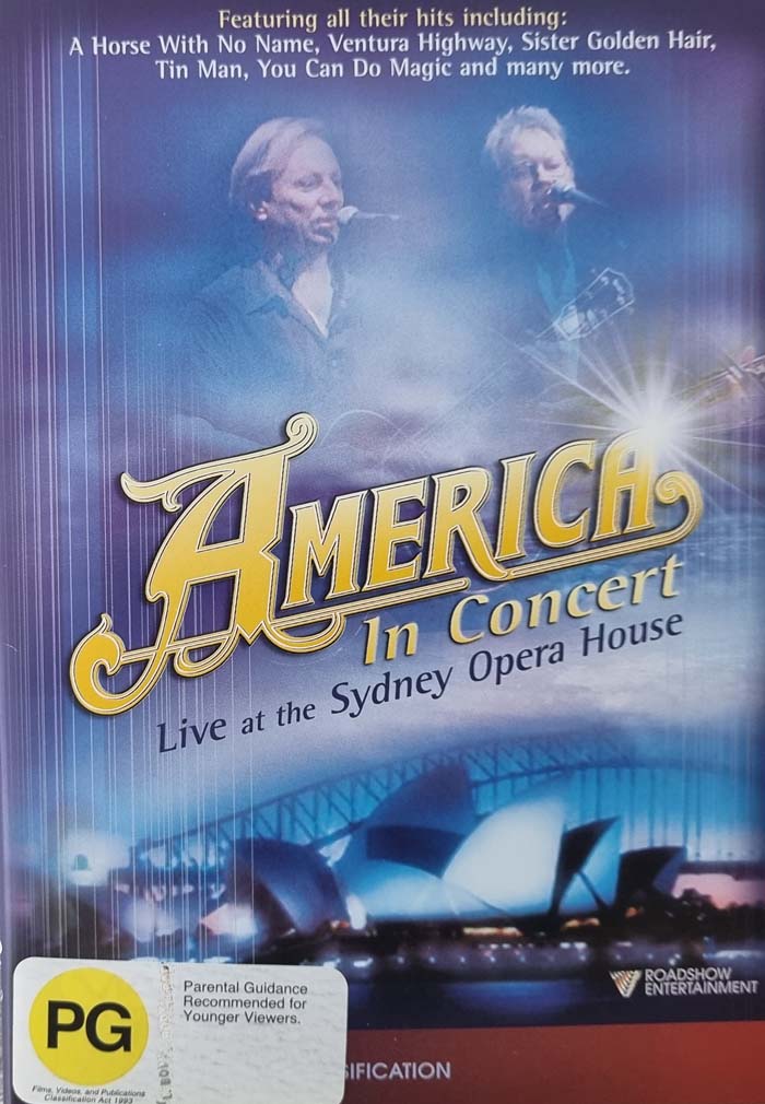 America in Concert Live at the Sydney Opera House (DVD)