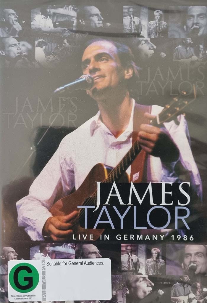 James Taylor Live in Germany 1986 (DVD) Brand New