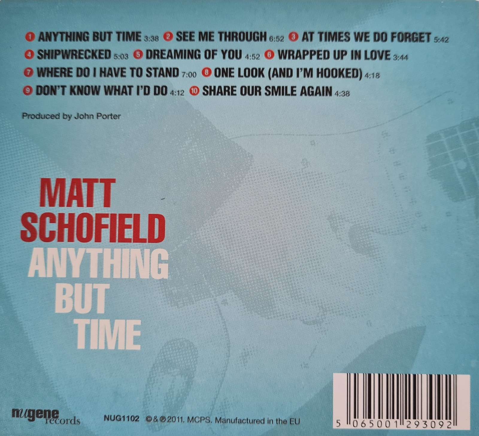 Matt Schofield - Anything but Time CD