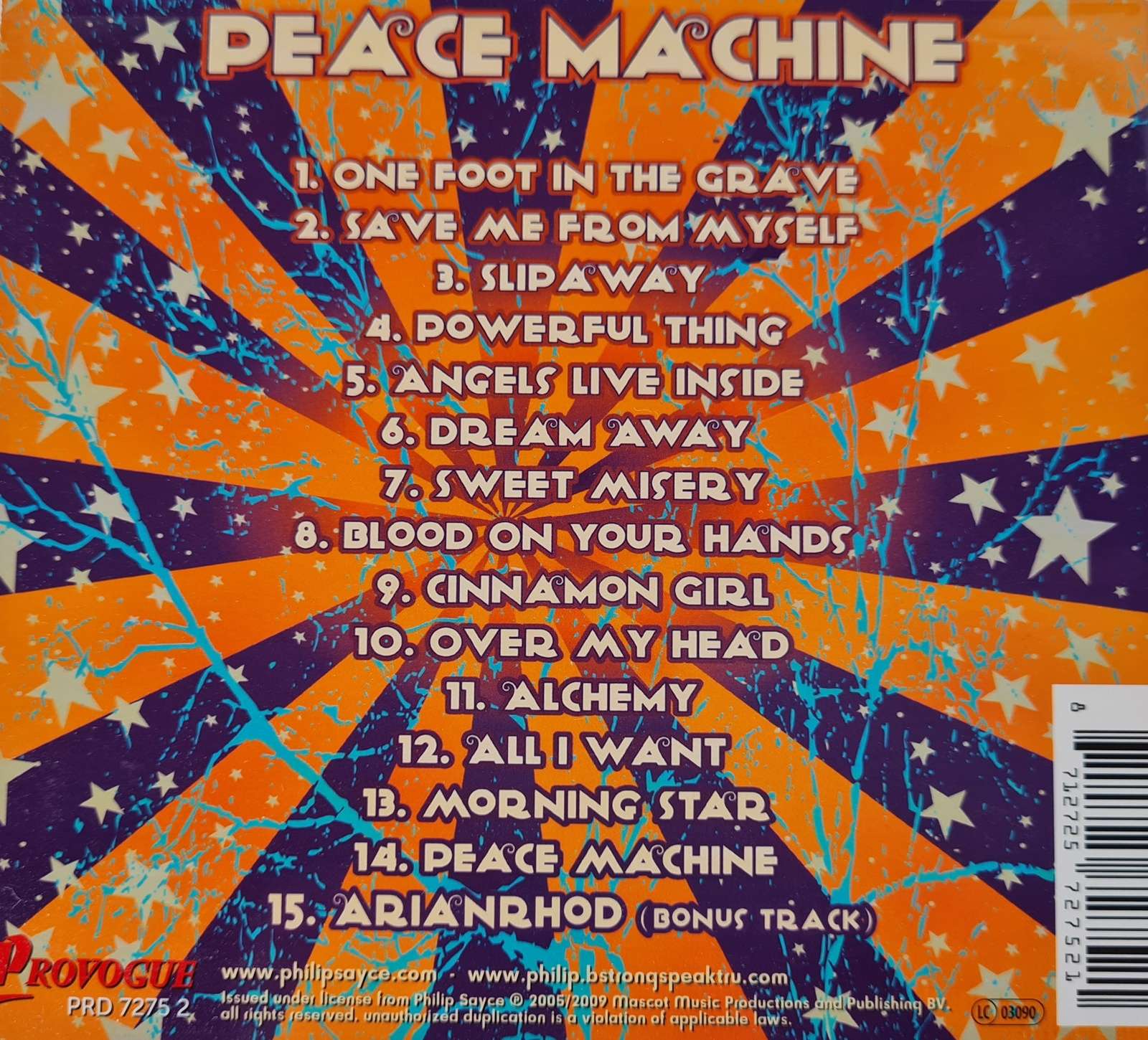 Philip Sayce - Peace Machine CD