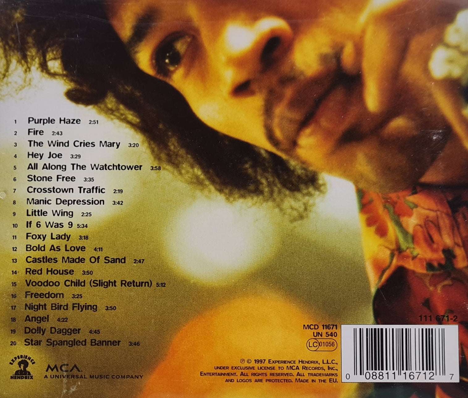 Jimi Hendrix - The Best of Jimi Hendrix CD