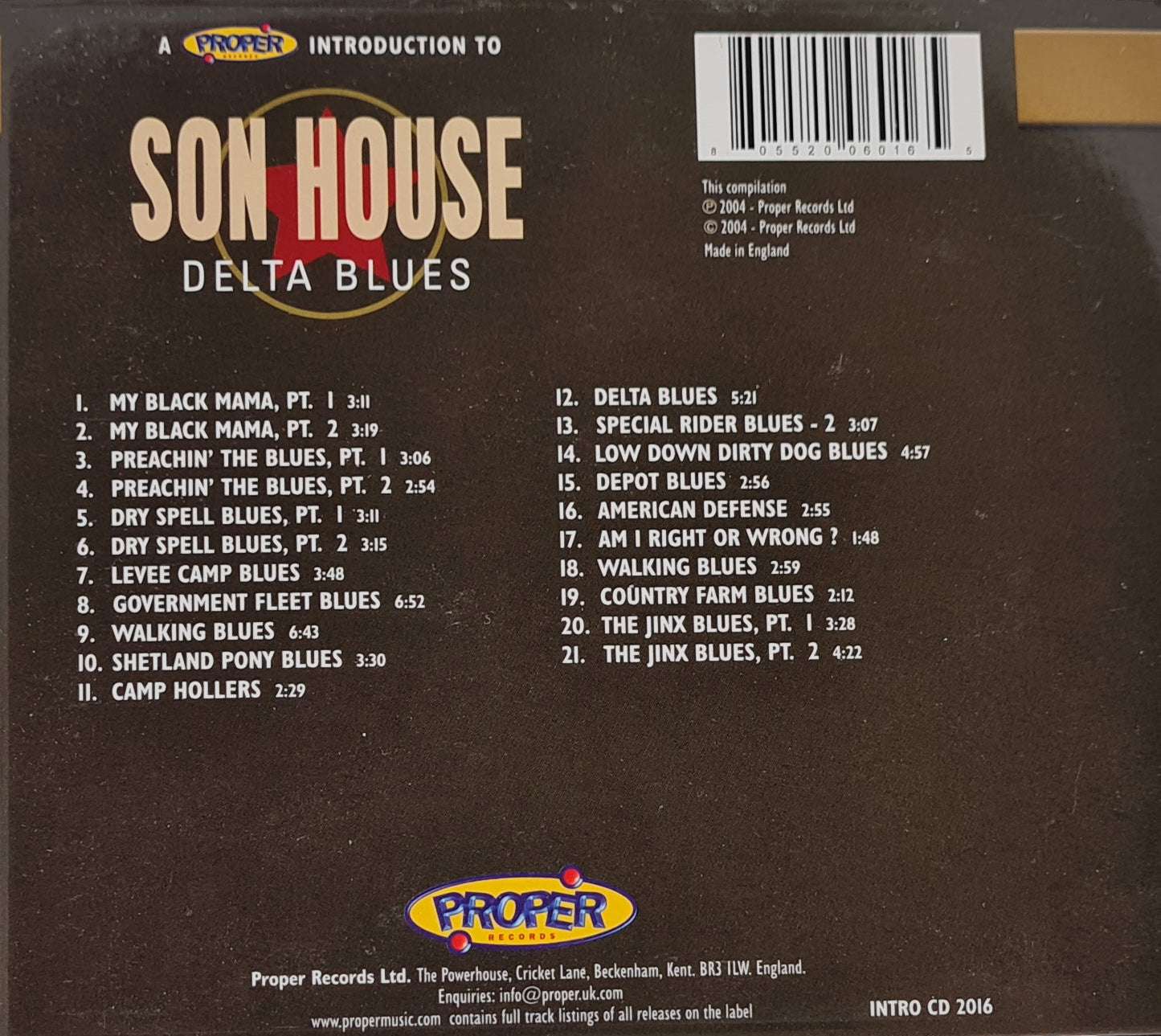 Son House - Delta Blues CD