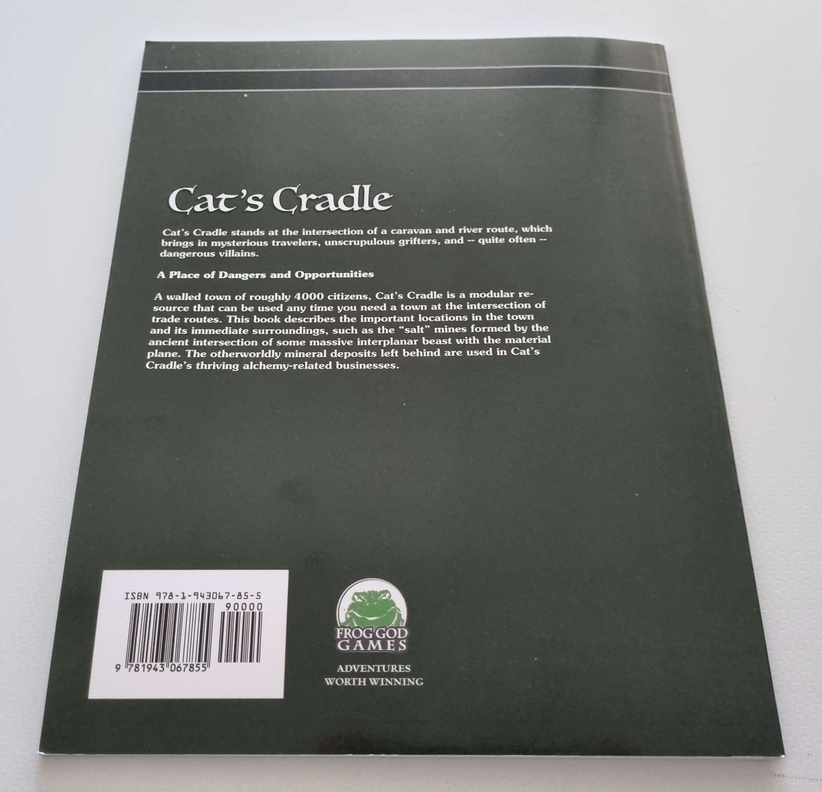 Town Sourcebook Cat's Cradle - System Neutral