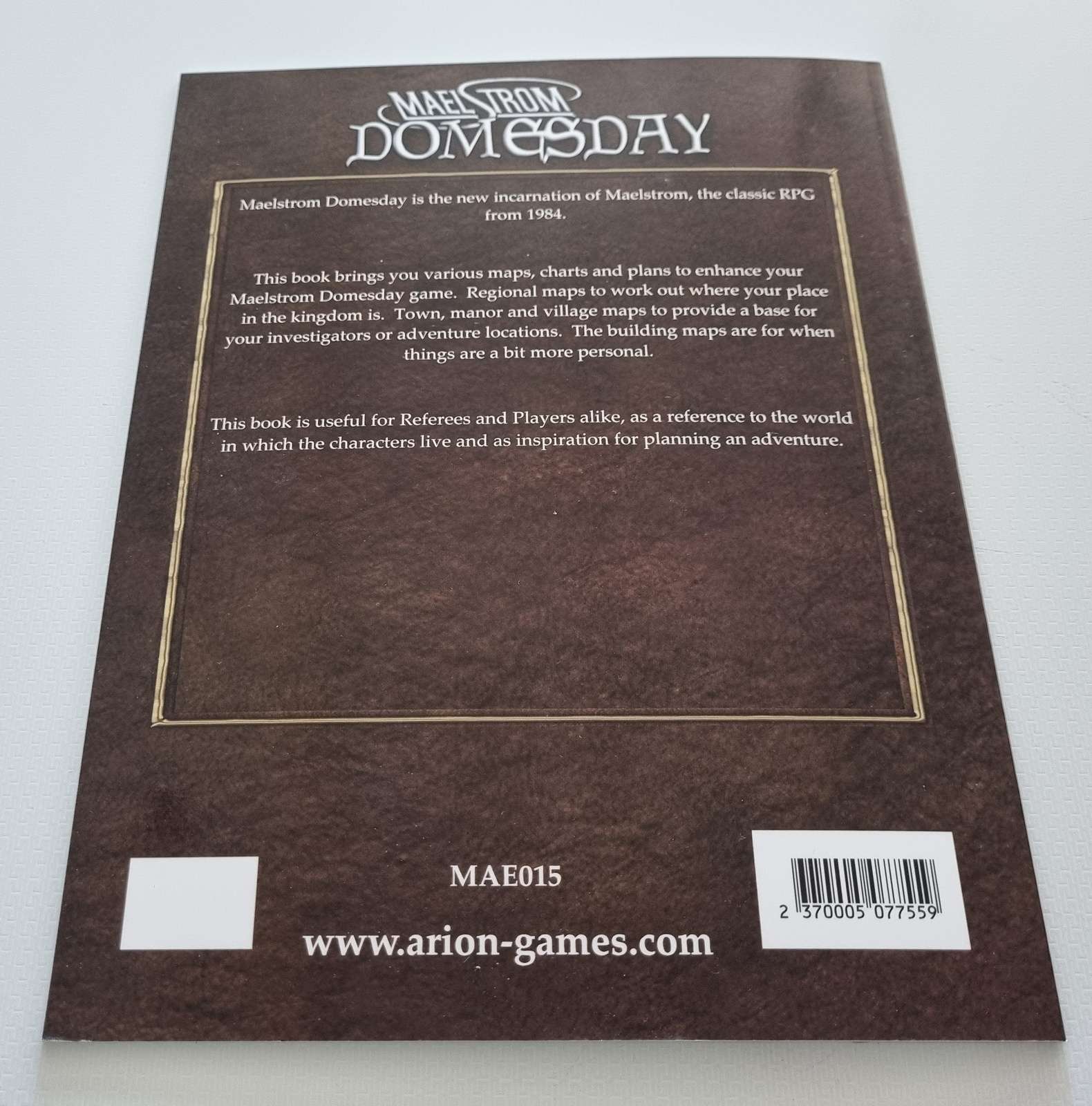 Maelstrom Domesday - Domesday Maps and Charts