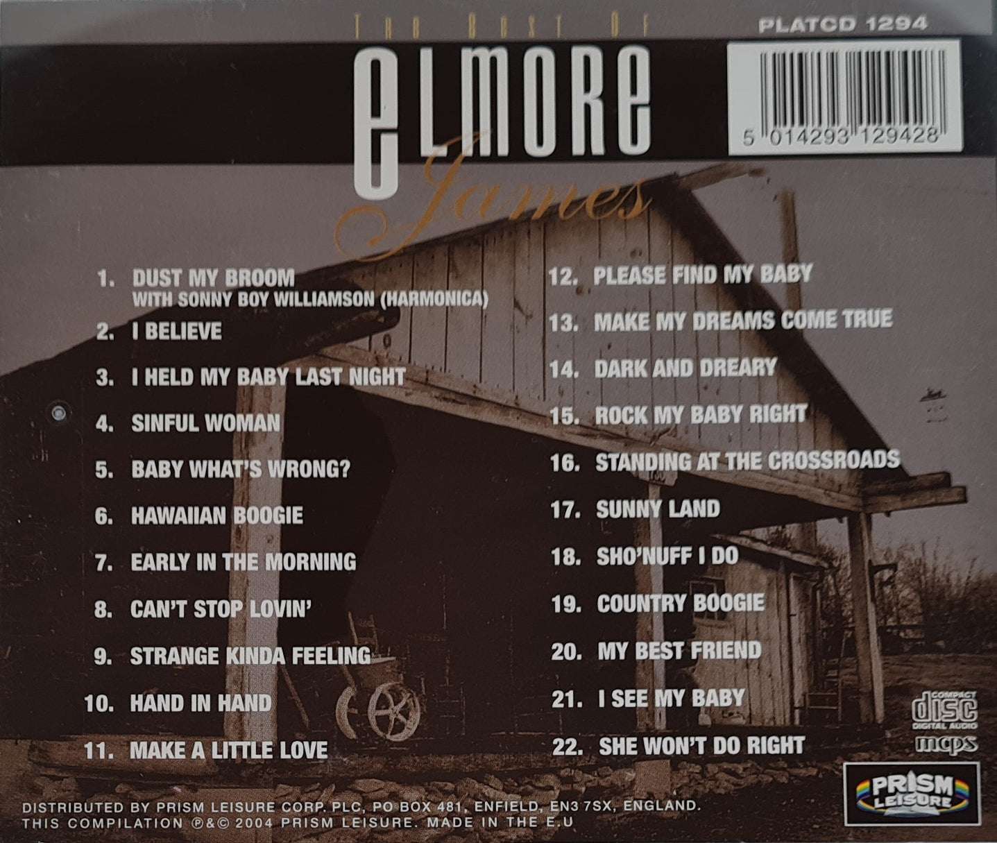 Elmore James - The Best of Elmore James CD