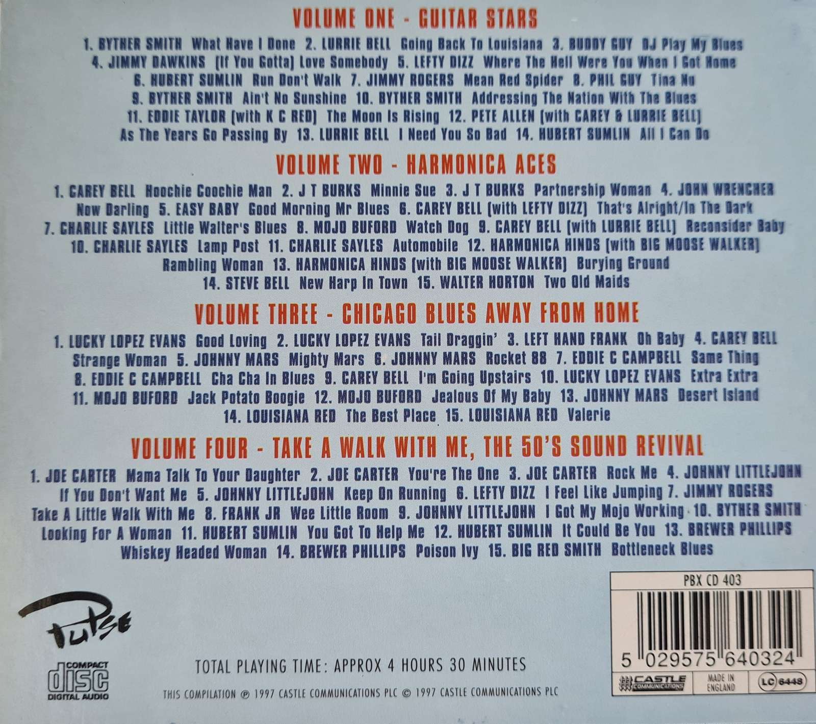 Blue Chicago Style - 4 Disc Compilation CD