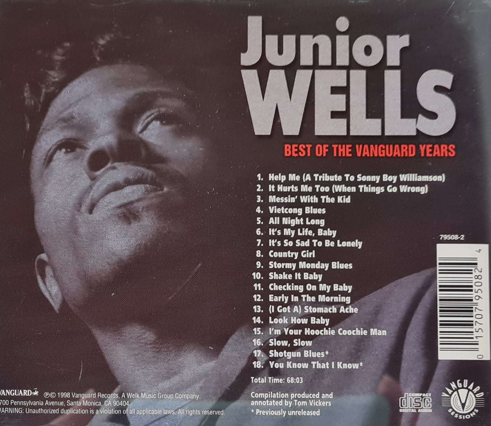 Junior Wells - Best of the Vanguard Years CD