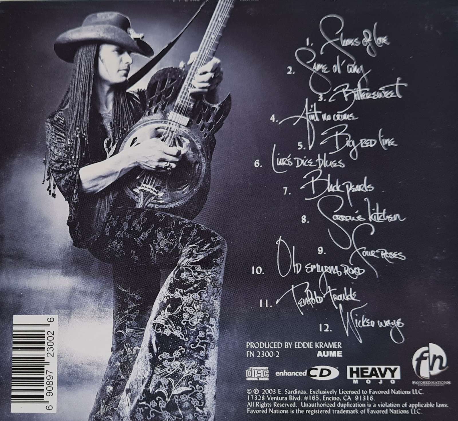 Eric Sardinas - Black Pearls CD