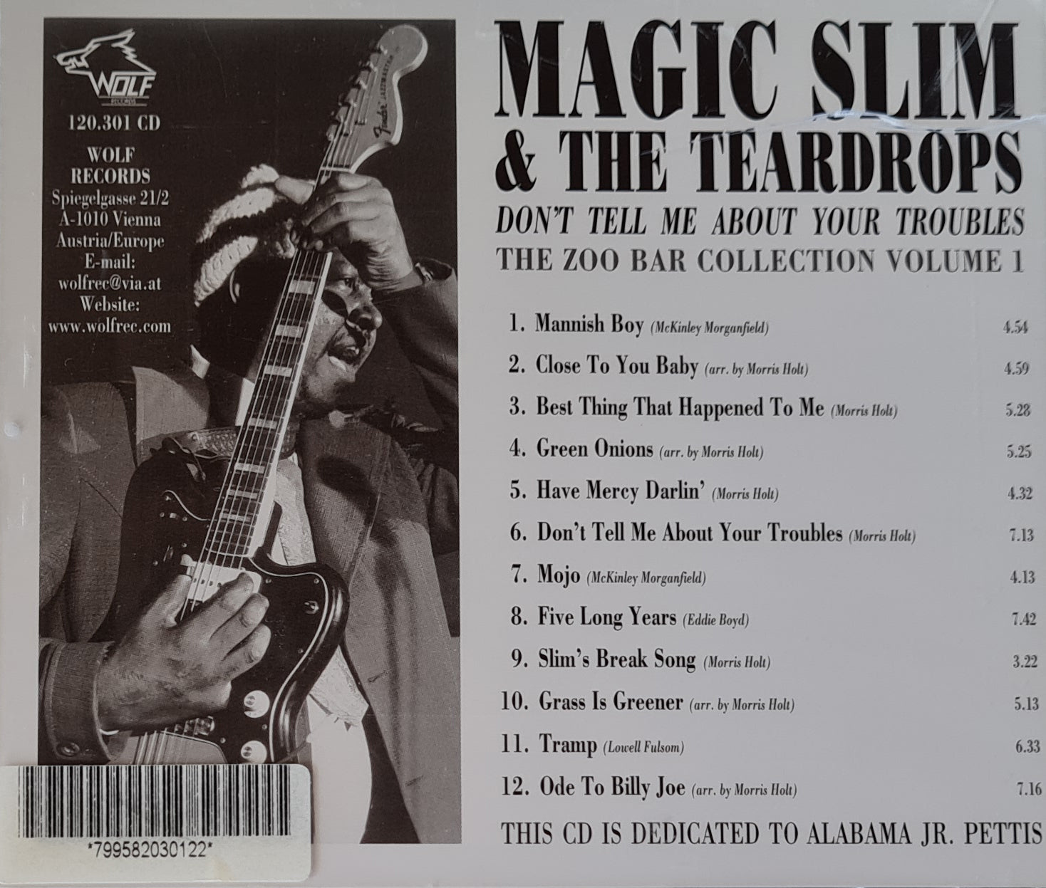 Magic Slim and the Teardrops - Don't Tell Me About Your Troubles (CD)
