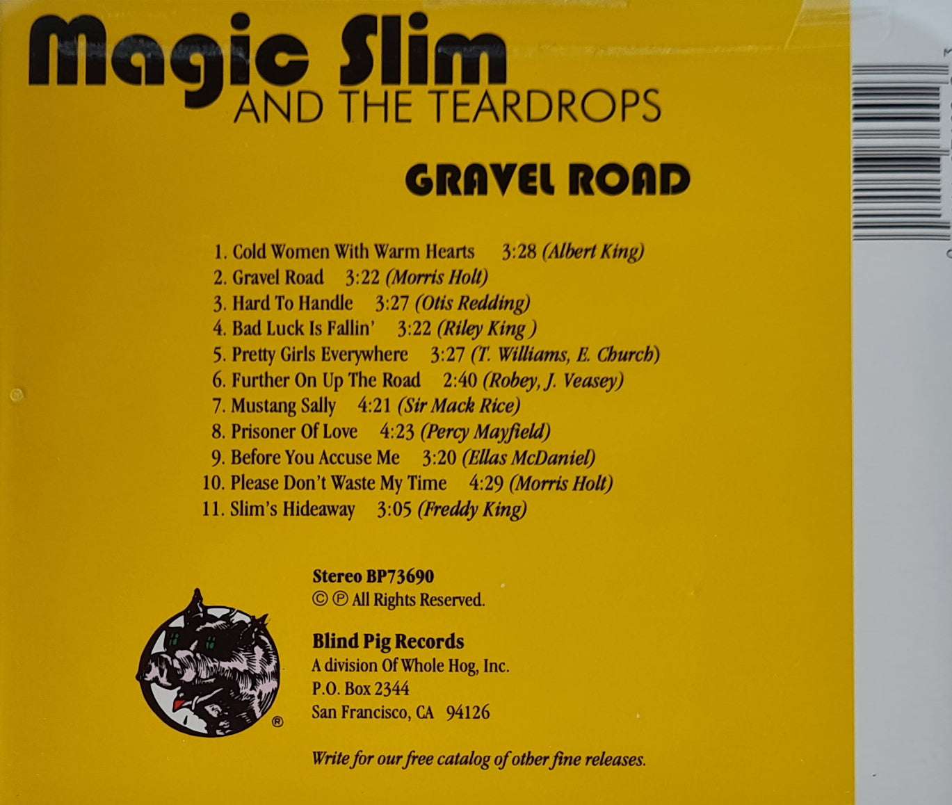 Magic Slim and the Teardrops - Gravel Road CD