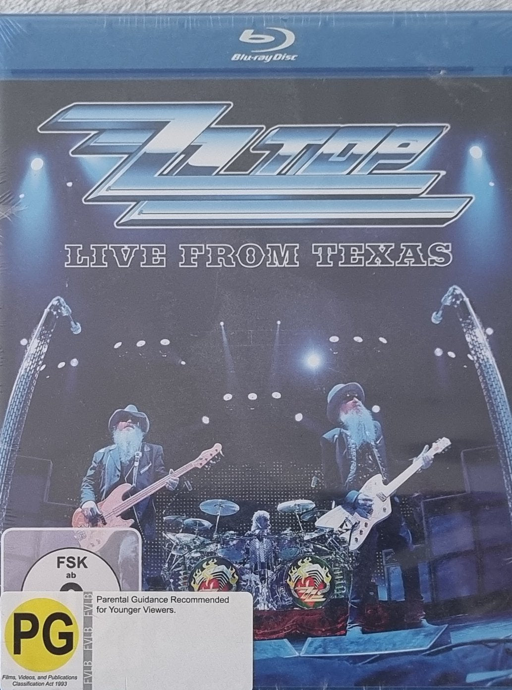 ZZ Top Live from Texas (Blu Ray) Brand New