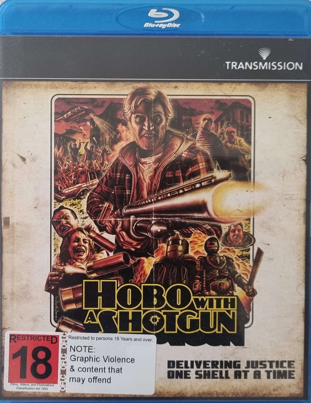 Hobo with a Shotgun Blu Ray