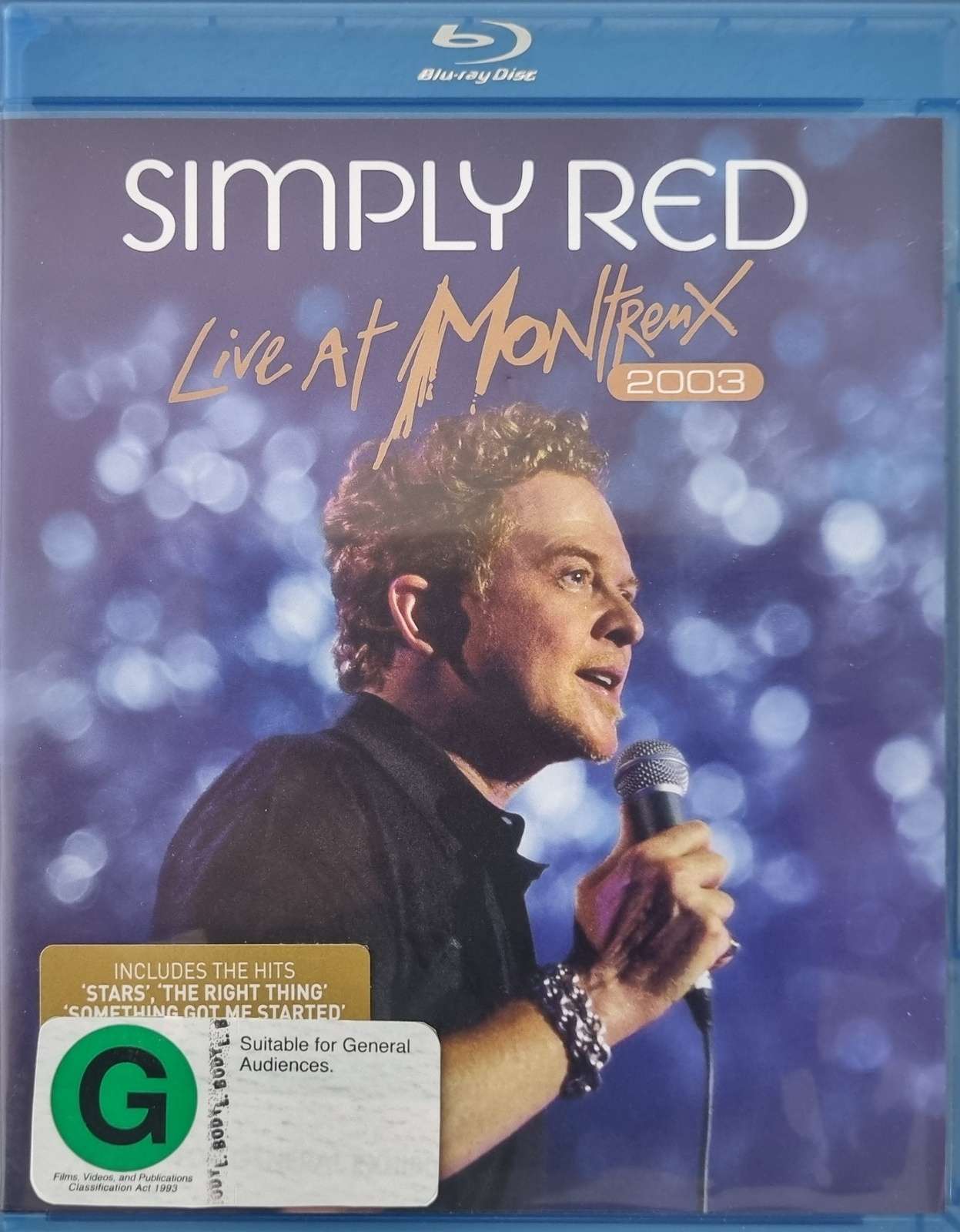 Simply Red Live at Montreux Blu Ray