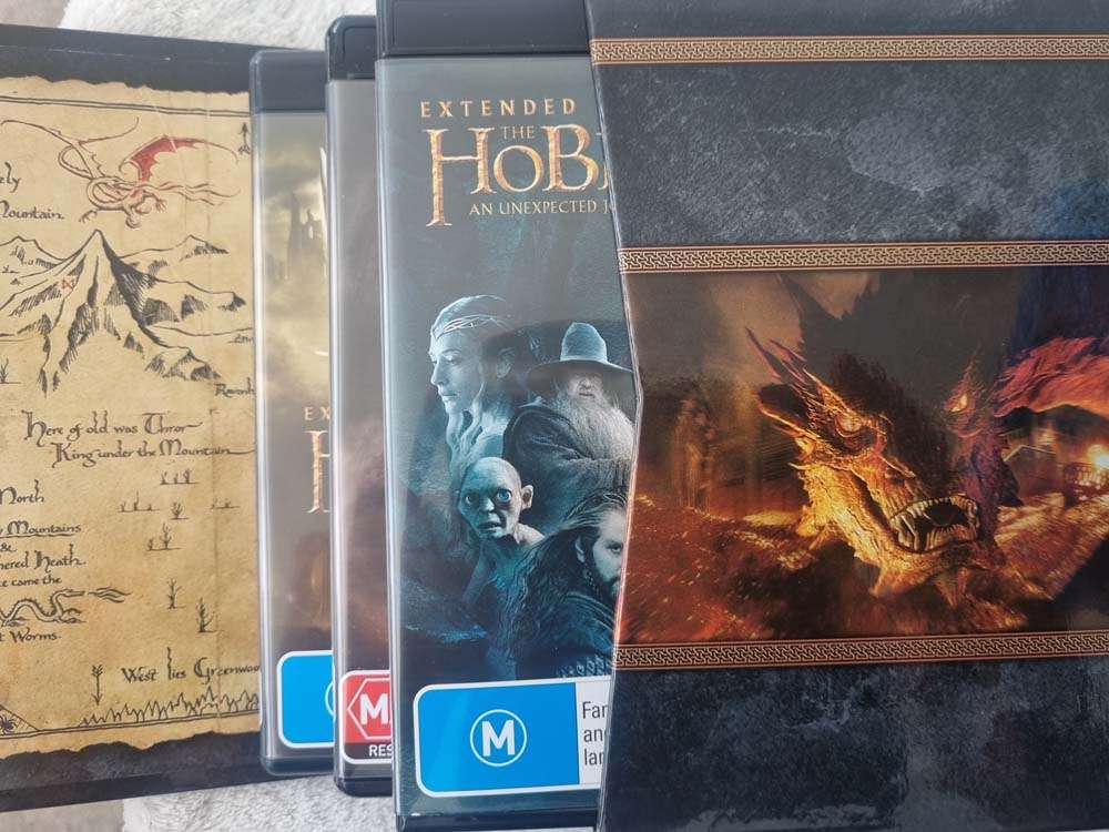 The Hobbit Trilogy Extended Edition Blu Ray