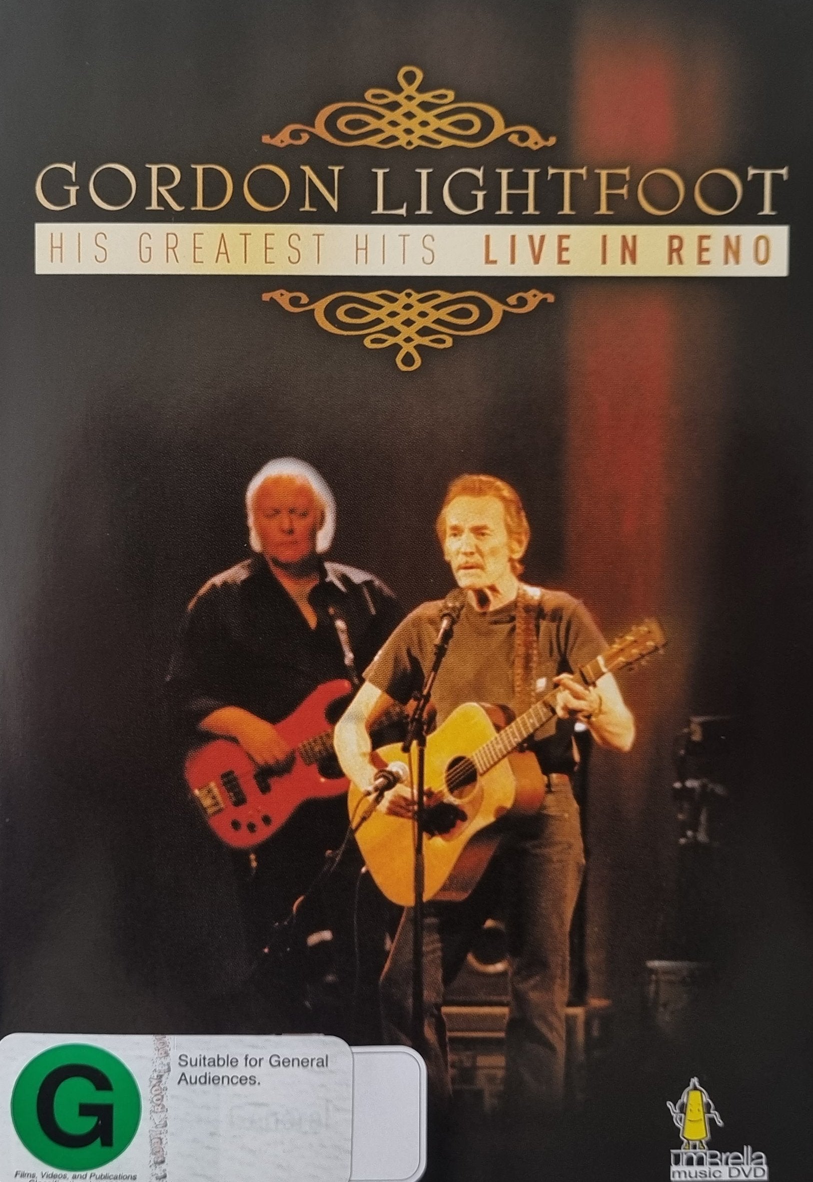 Gordon Lightfoot His Greatest Hits Live in Reno (DVD)