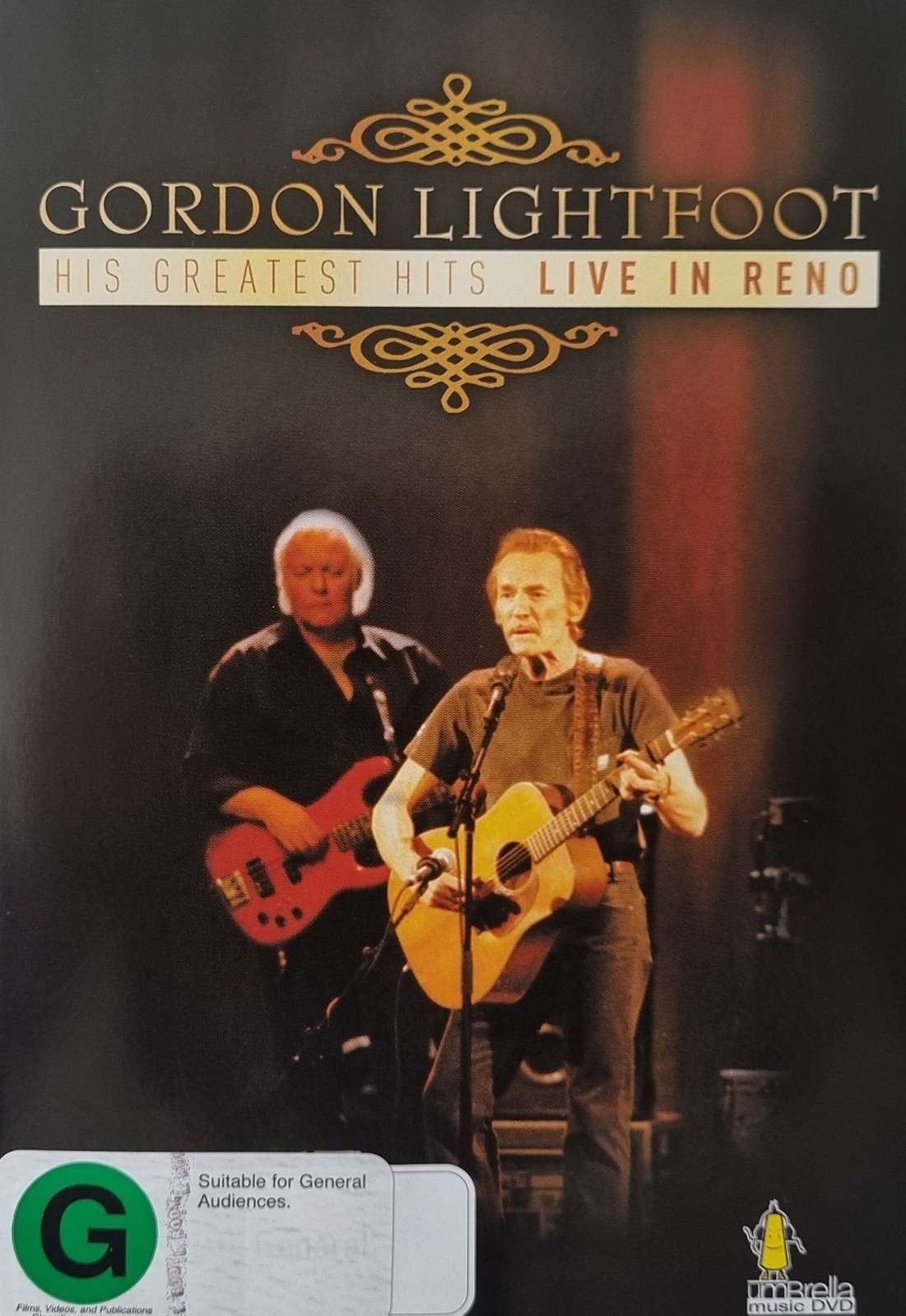 Gordon Lightfoot His Greatest Hits Live in Reno DVD