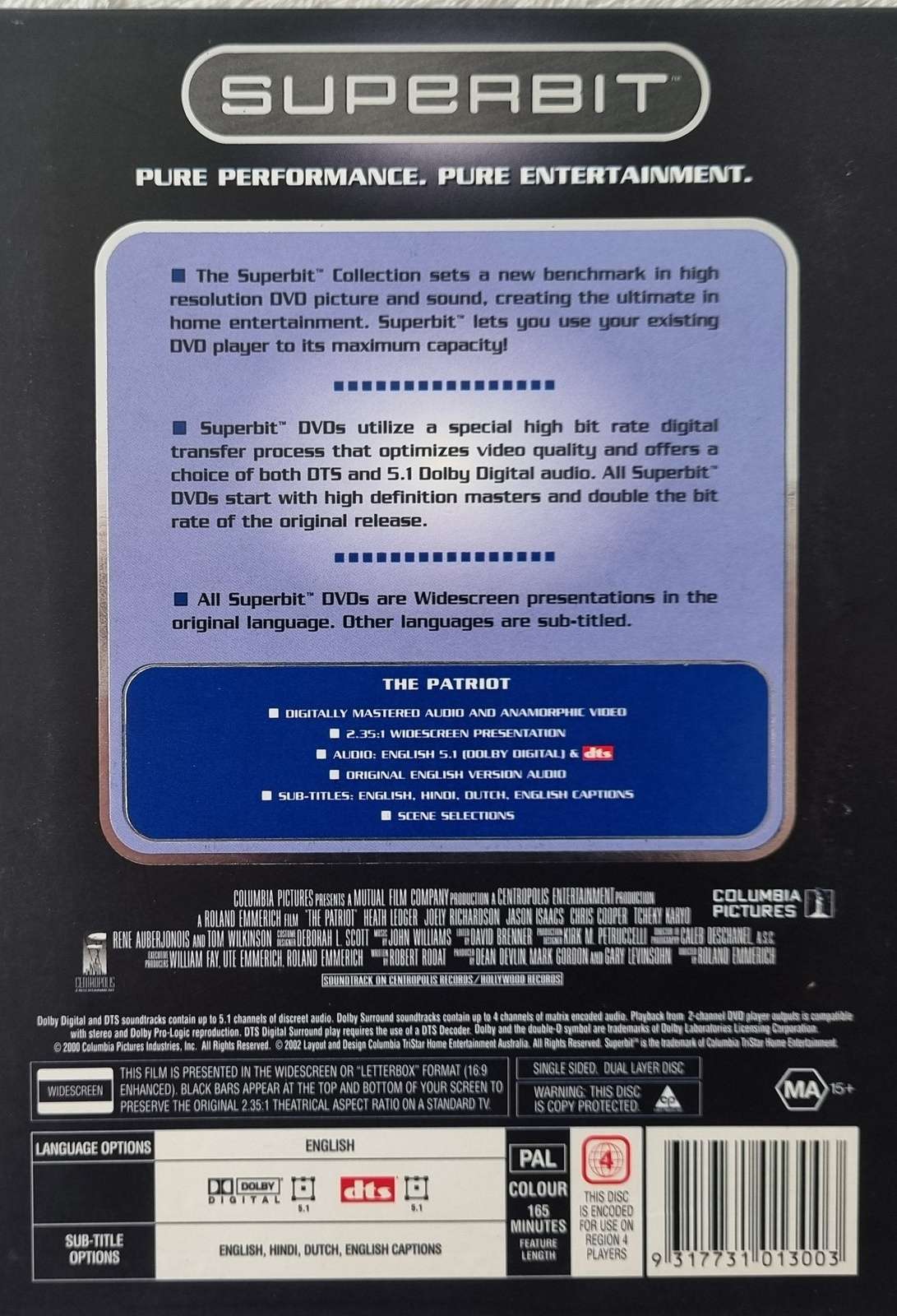 The Patriot - Superbit Version (DVD)