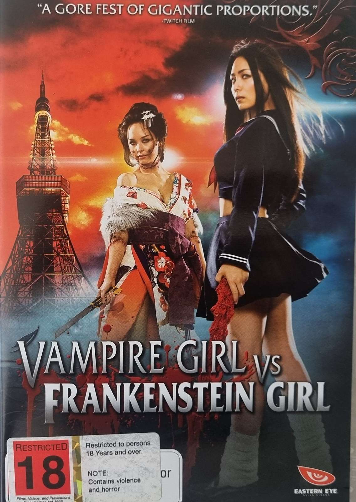 Vampire Girl vs. Frankenstein Girl - Eastern Eye DVD