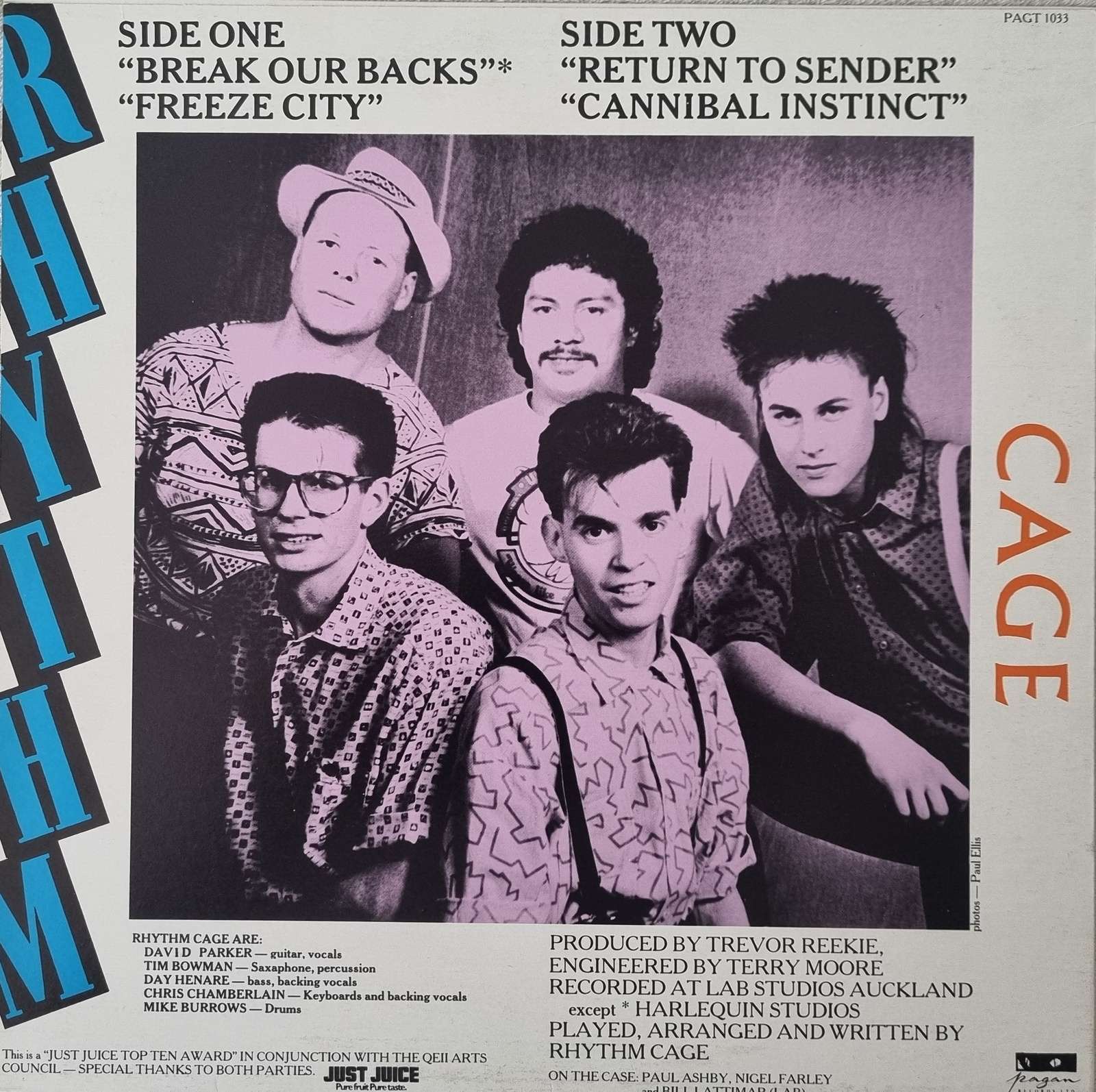 Rhythm Cage - Break our Backs 12 inch single