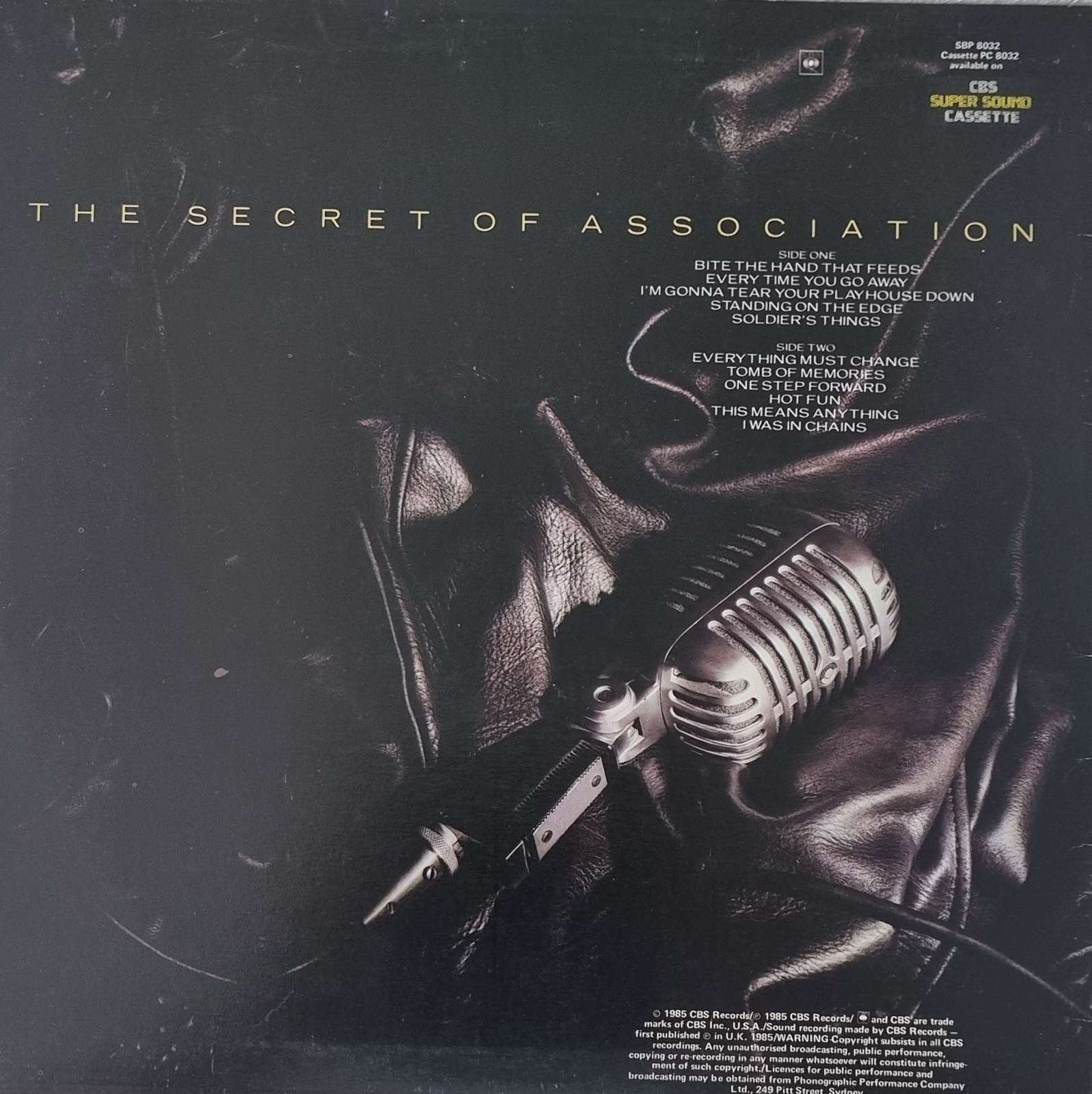 Paul Young - The Secret of Association LP