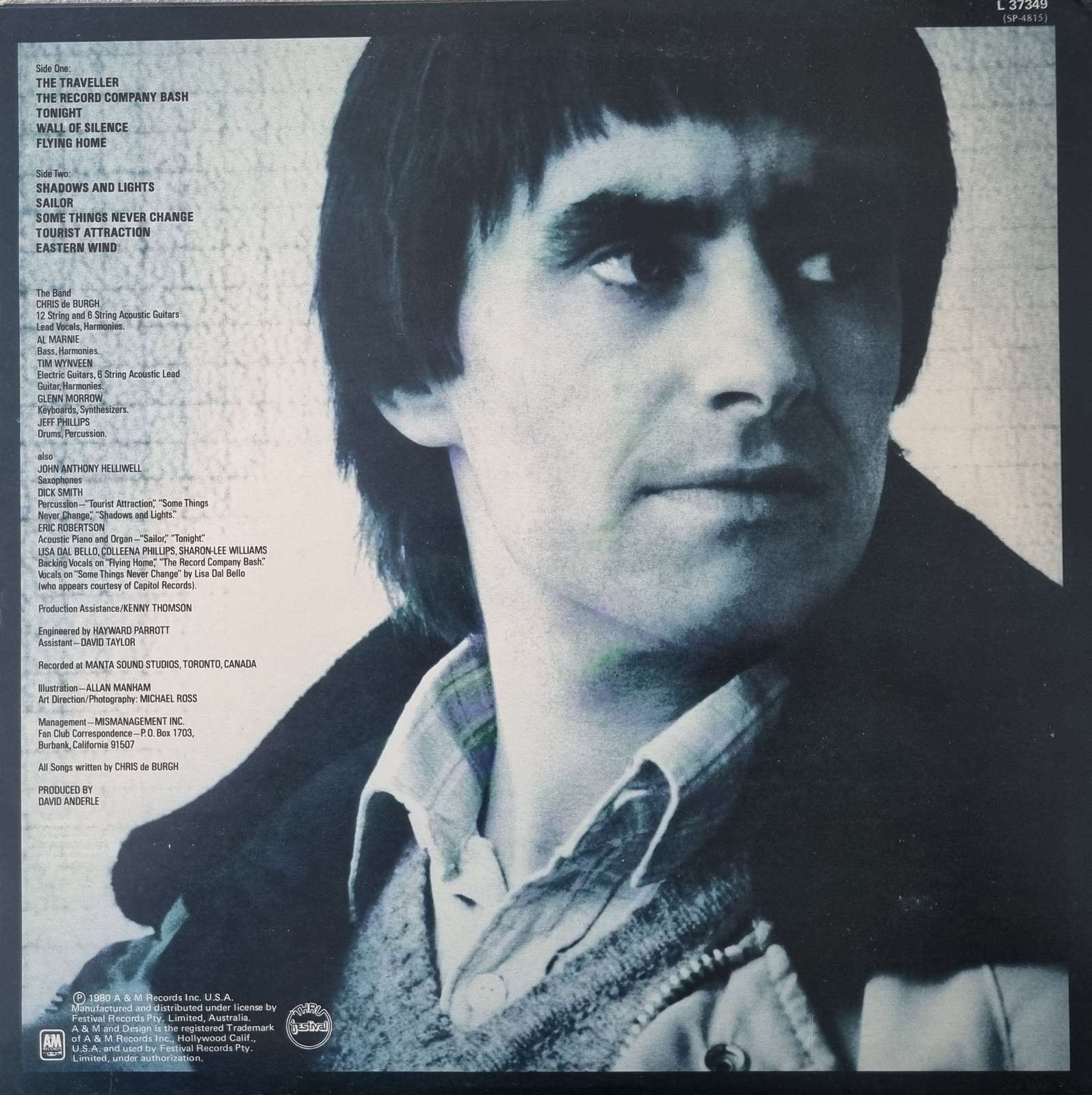 Chris De Burgh - Eastern Wind LP