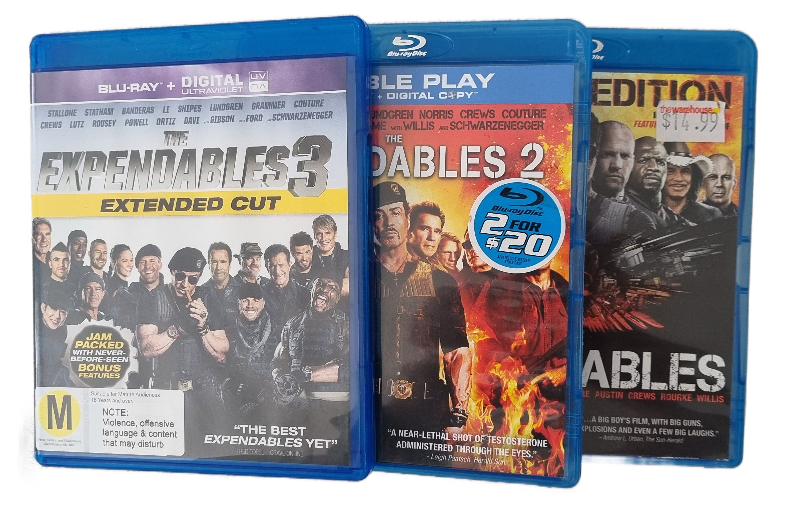 The Expendables Trilogy (Blu Ray)