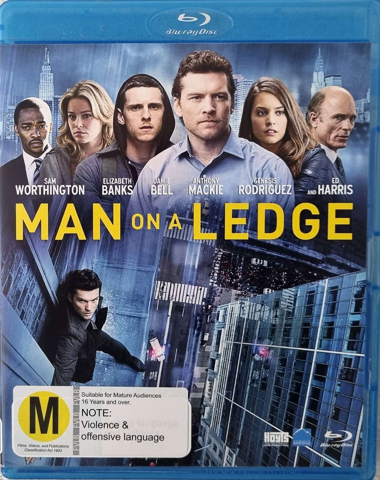 Man on a Ledge Blu Ray