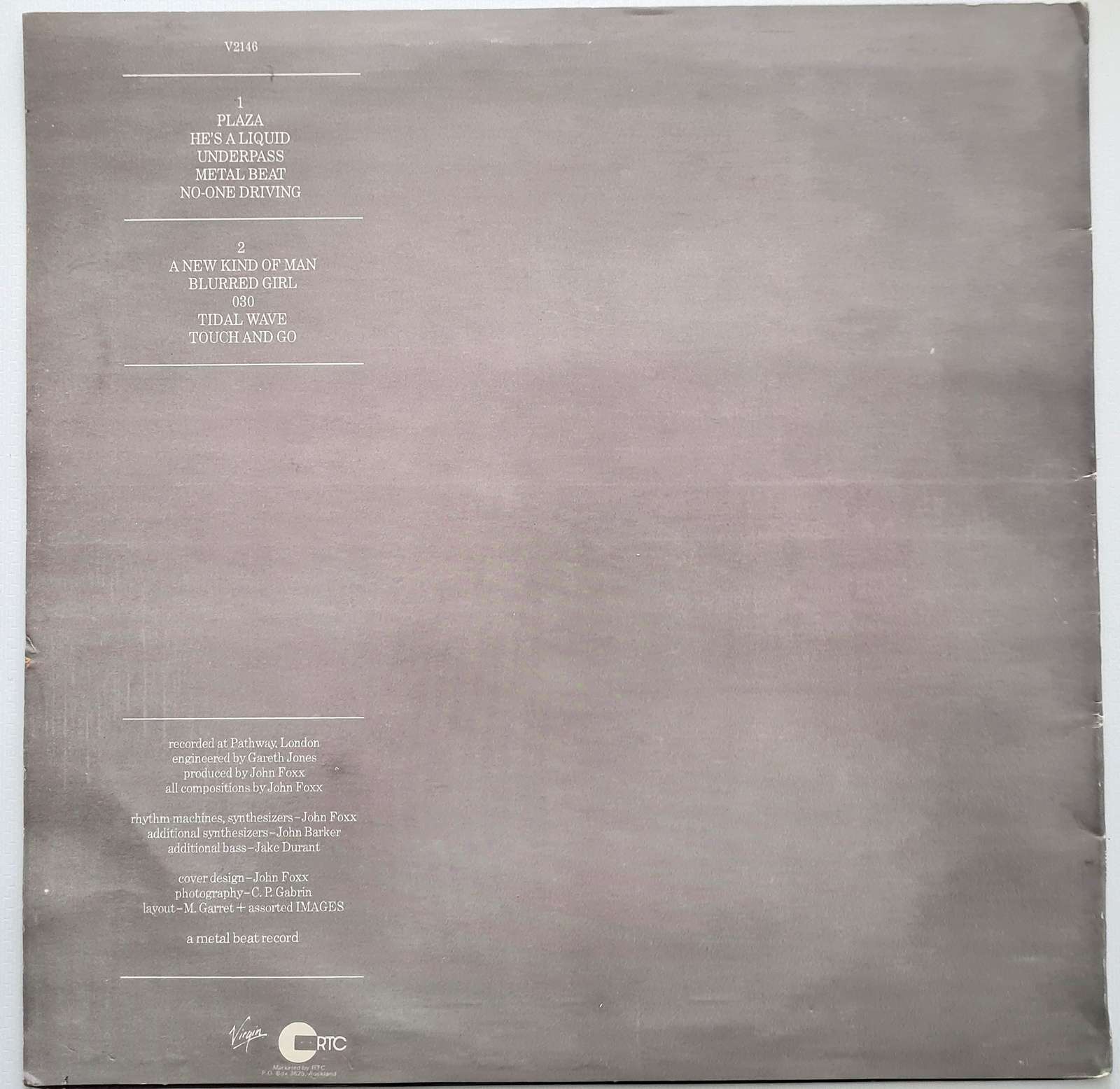 John Foxx - Metamatic LP