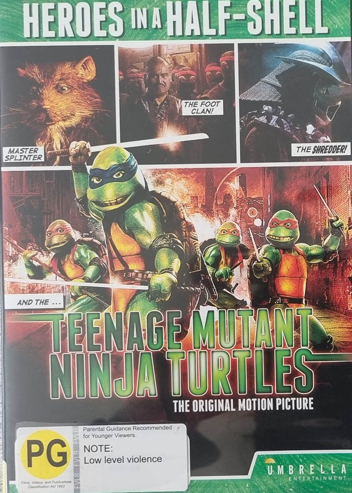 Teenage Mutant Ninja Turtles -  Original Motion Picture - 1990 (DVD)