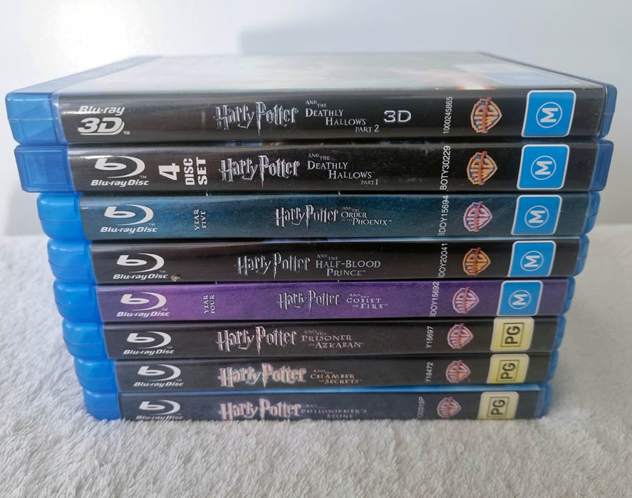 Harry Potter: The Complete 8 Film Collection (Blu Ray)