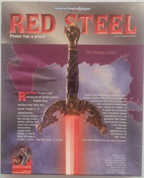 AD&D RED STEEL SAVAGE COAST & SAVAGE BARONIES offers COMPLETE with CDS