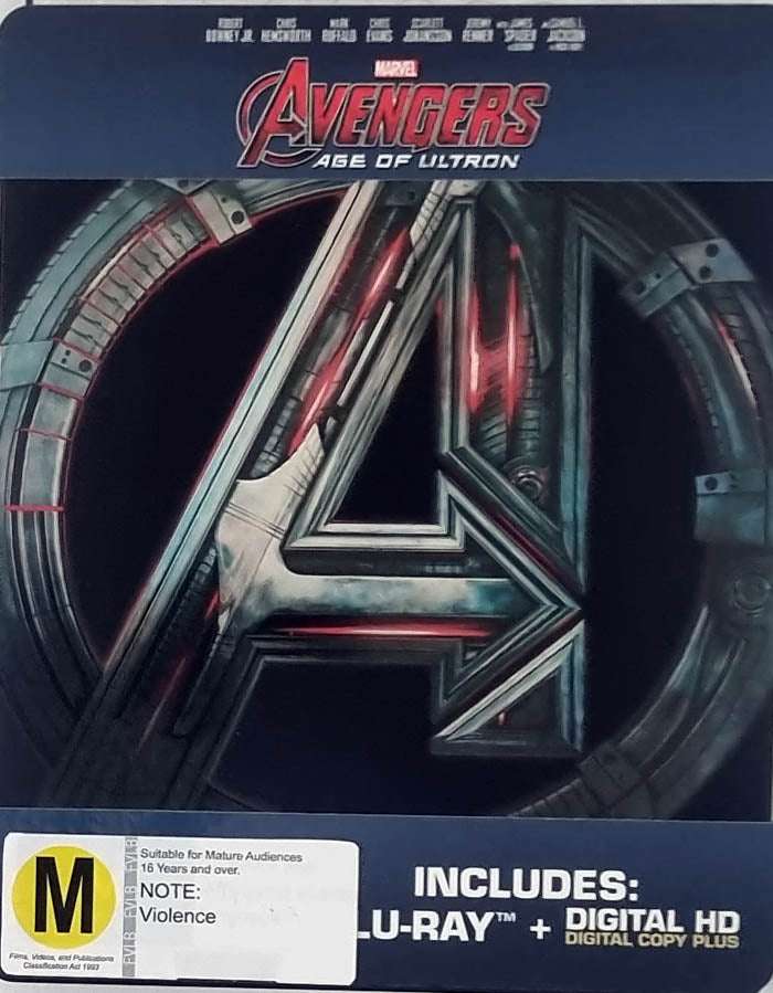 Avengers: Age of Ultron Steelbook (Blu Ray)