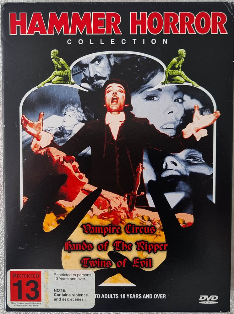 Hammer Horror - Vampire Circus / Hands of the Ripper / Twins of Evil (DVD)