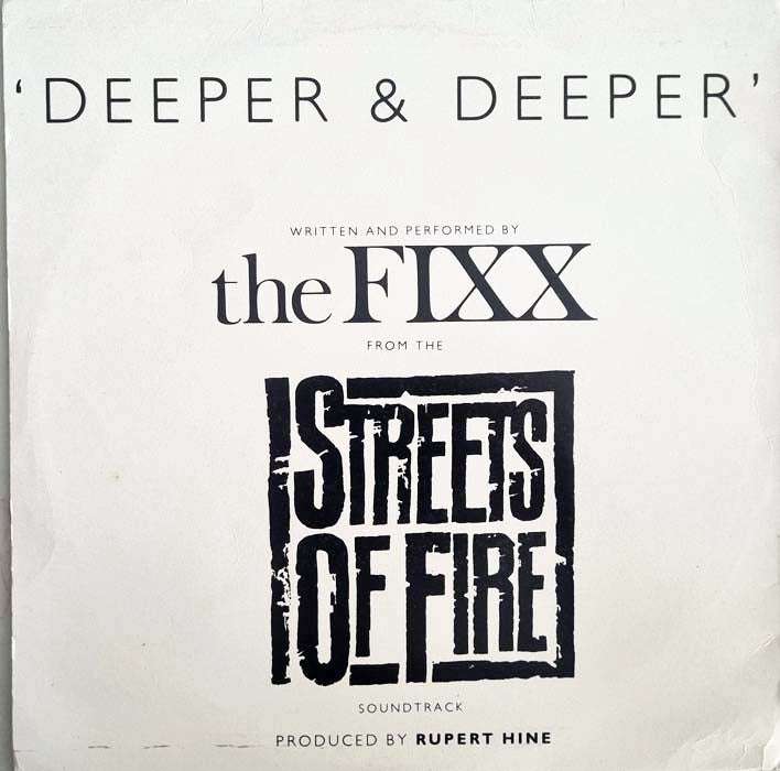 The Fixx - Deeper & Deeper 12 inch single Rare