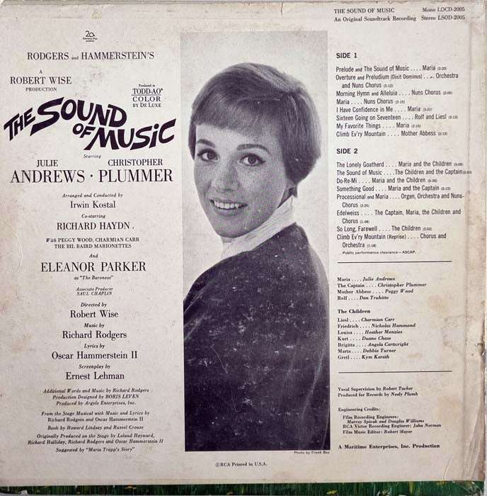 The Sound Of Music - An Original Soundtrack Recording LP