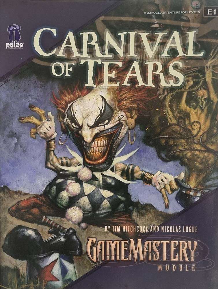 Gamemastery Module - Carnival of Tears (E1) Pathfinder