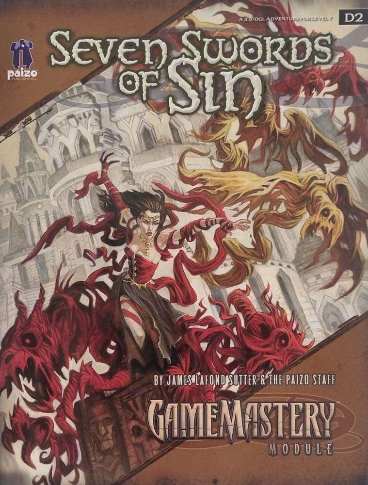 Gamemastery Module - Seven Swords of Sin (D2) Pathfinder