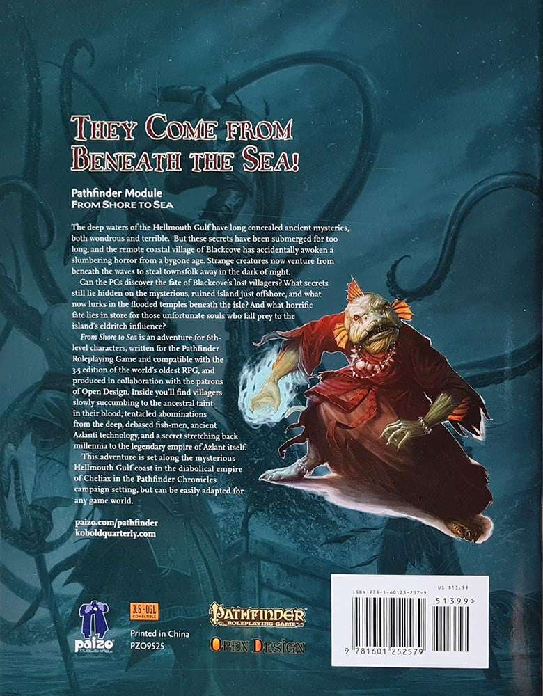 Pathfinder Module - From Shore to Sea Signed