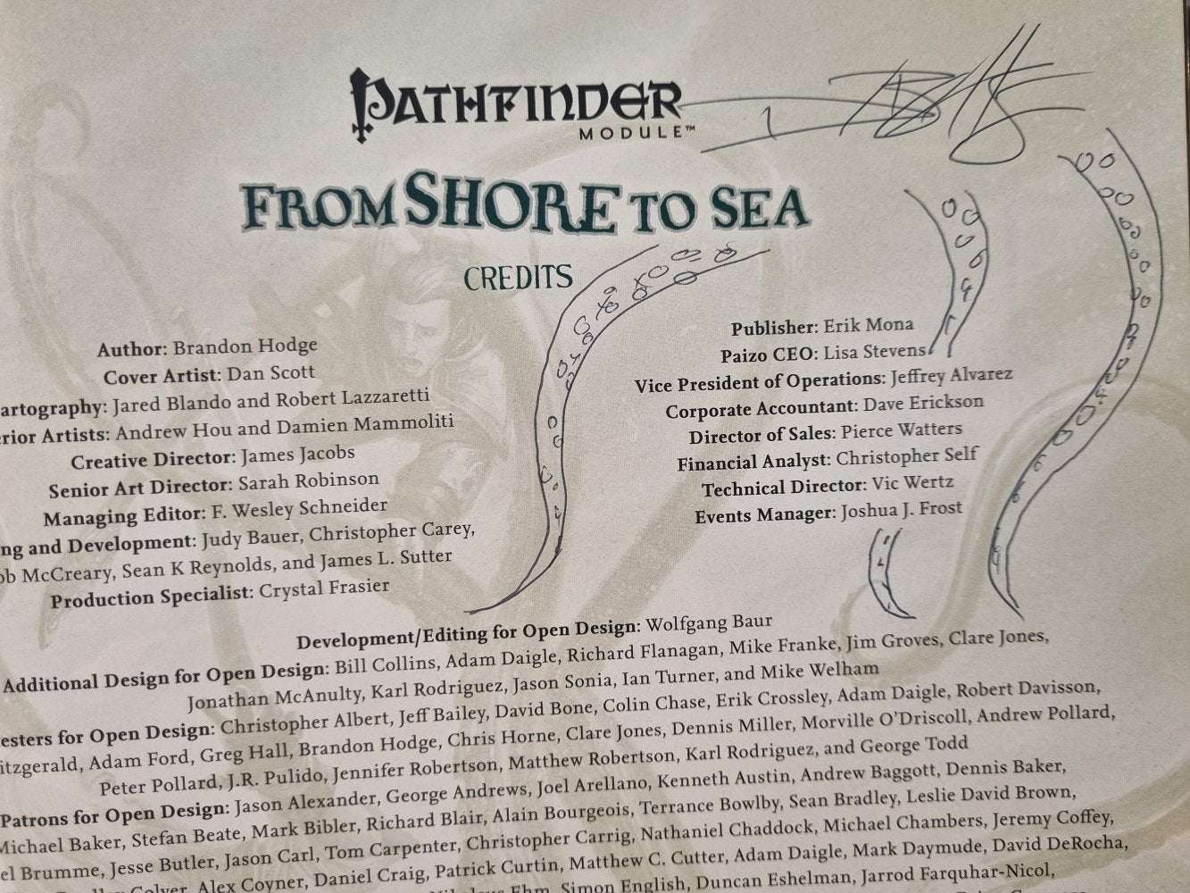 Pathfinder Module - From Shore to Sea Signed