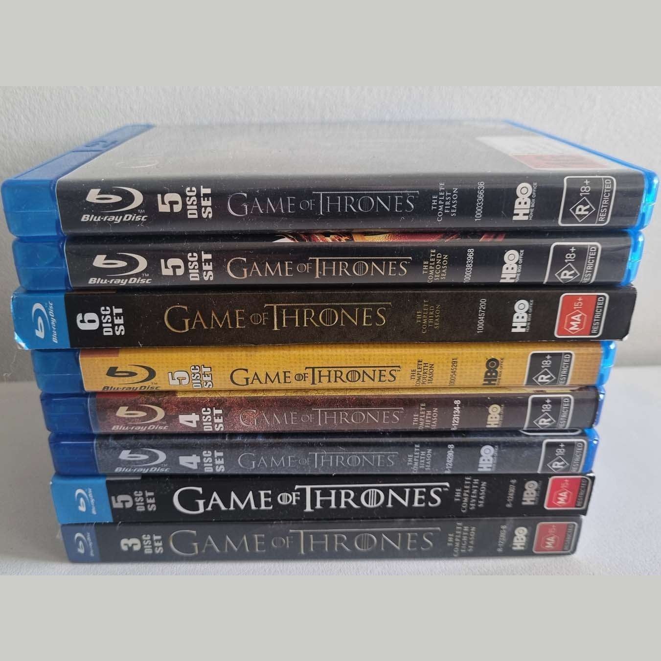 Game of Thrones: The Complete Series 1-8 Blu Ray